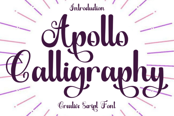 Apollo Calligraphy: A Friendly Script for Creative Projects
