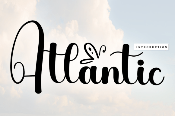 Atlantic: A Sweet & Cursive Handwritten Font for Joyful Design