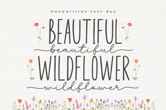 Beautiful Wildflower Duo: A Perfect Pair for Creative Projects