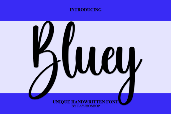 Bluey: Your Go-To Font for Modern Handwritten Style