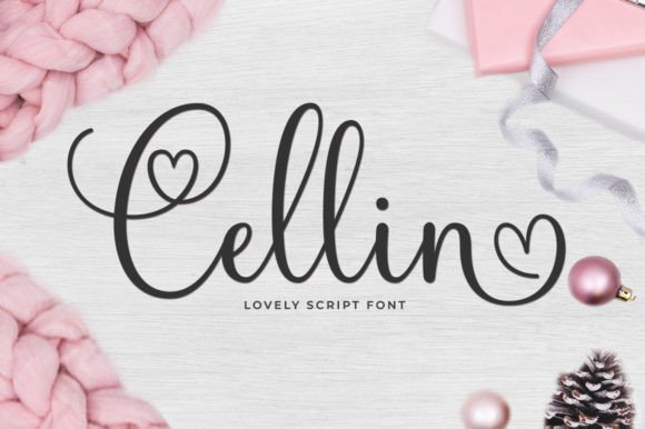 Cellin: A Handwritten Font for Elegant Design Projects