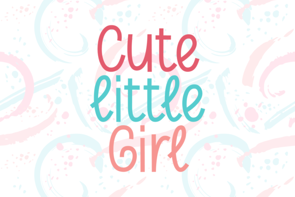 Cute Little Girl: A Handwritten Font That Brings Joy to Your Projects