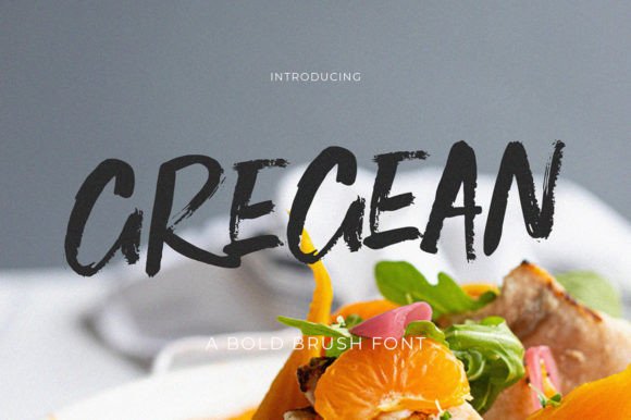 Gregean Brush: A Font with Authentic Grit and Character