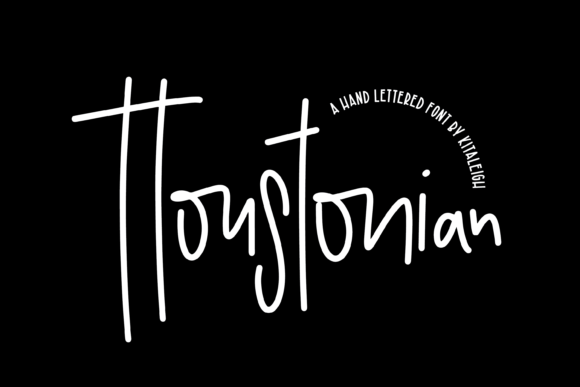 Houstonian: A Hand-Lettered Font with Modern Charm