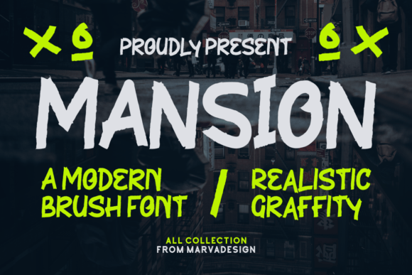 Mansion: A Modern Brush Font for Bold Statements