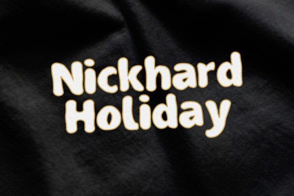 Nickhard Holiday: A Modern Handwritten Font for Dynamic Brands