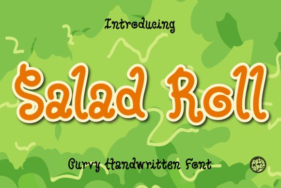 Salad Roll: A Handwritten Font with Heart and Character