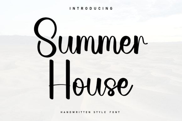 Summer House: A Handwritten Font for Authentic Connection