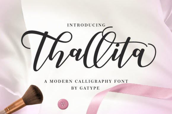 Thallita: A Modern Script for Invitations That Stand Out