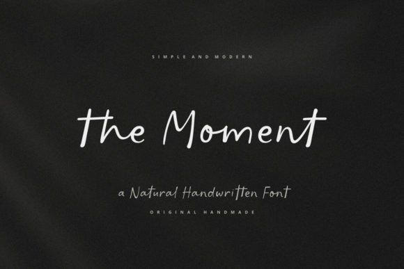 The Moment: Your Go-To Handwriting Font for Modern Projects
