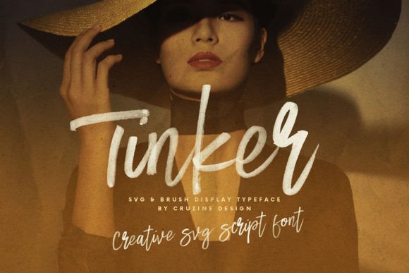 Tinker: The Bold Brush Font That Brings Playful Energy to Your Projects