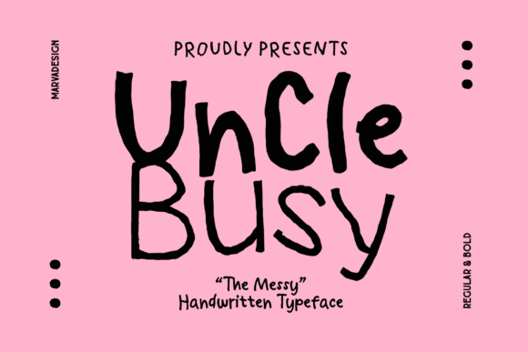 Uncle Busy: Capturing Hand-Drawn Charm in Your Design