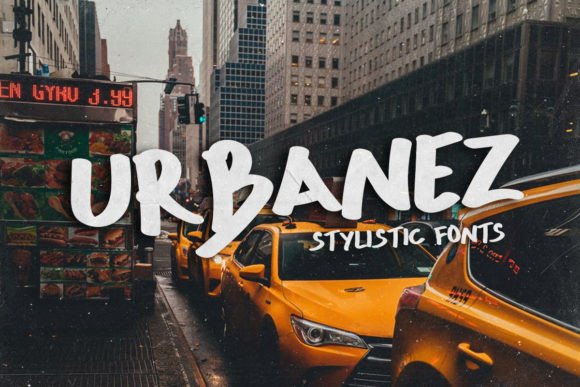 Urbanez: A Modern Display Font with Urban Edge