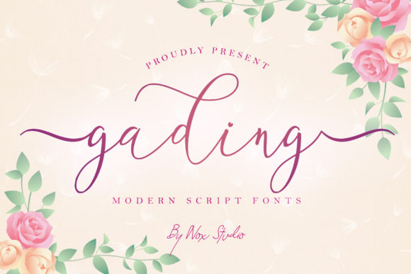 Why Gading is the Script Font Your Brand Needs Right Now